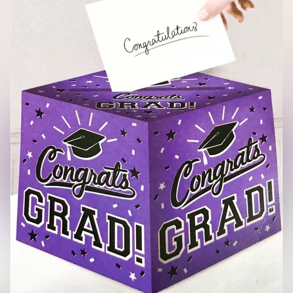 grad card holder box Graduation card box / Keepsake box